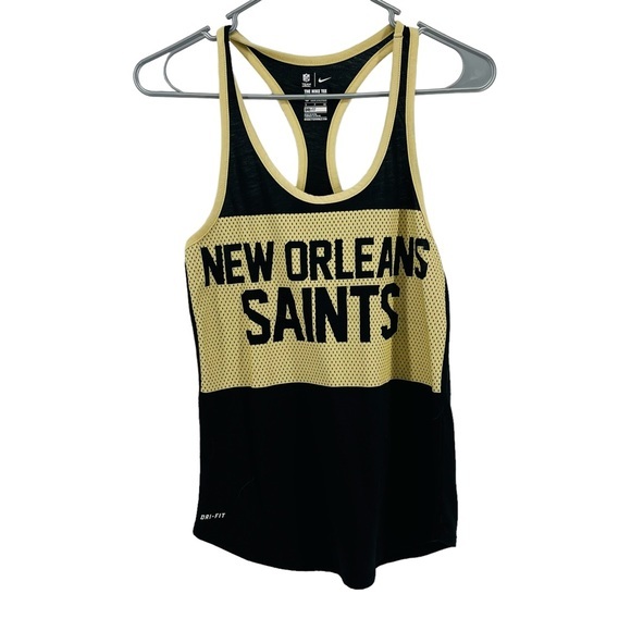 Nike Tops - Nike Womens New Orleans Saints Tank Top Size Small 10622